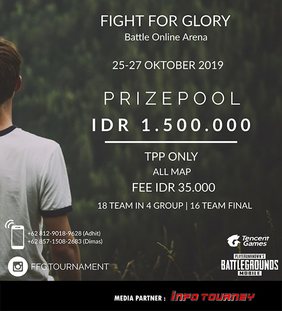 turnamen pubgm pubgmobile oktober 2019 fight for glory poster