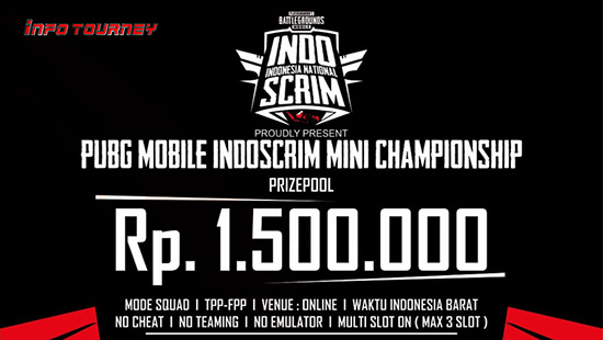 turnamen pubgm pubgmobile oktober 2019 indo scrim mini championship logo