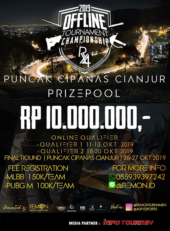 urnamen pubgm pubgmobile oktober 2019 remon x 4up poster
