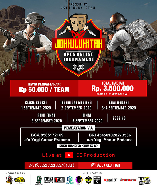 turnamen pubgm pubgmobile september 2020 jokiuluhitah season 1 poster