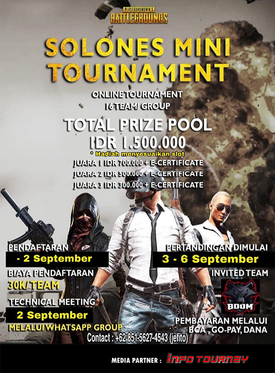 turnamen pubgm pubgmobile september 2020 solones mini poster