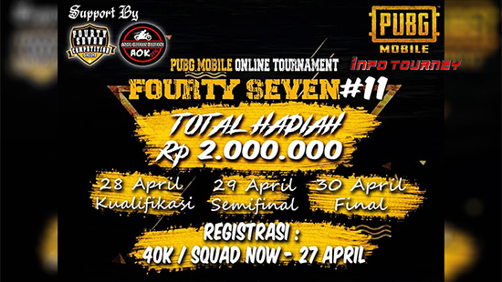 turnamen pubgm pubgmobile april 2020 f7 squad season 11 logo