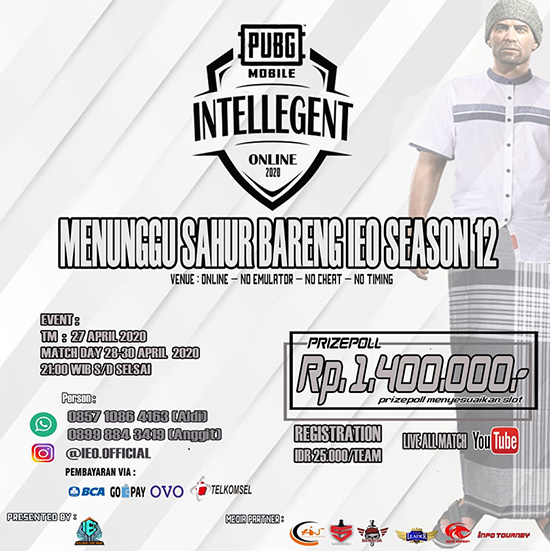 turnamen pubgm pubgmobile april 2020 intelligent event season 12 poster