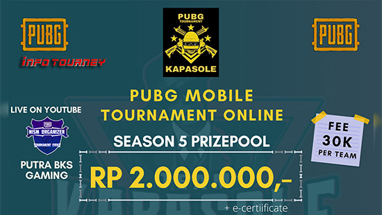 turnamen pubgm pubgmobile april 2020 kapasole season 5 logo