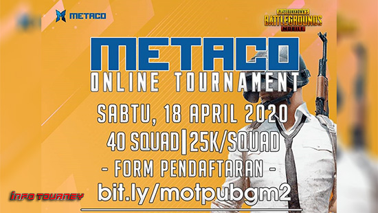 turnamen pubgm pubgmobile april 2020 metaco season 2 logo