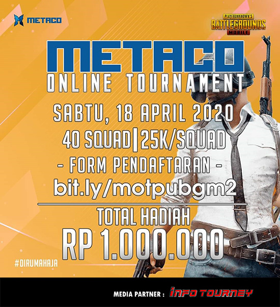 turnamen pubgm pubgmobile april 2020 metaco season 2 poster