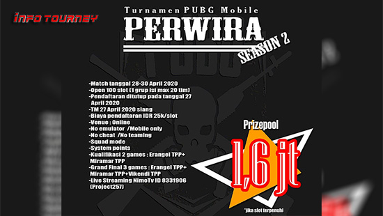 turnamen pubgm pubgmobile april 2020 perwira season 2 logo 1