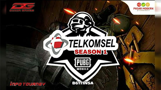 turnamen pubgm pubgmobile februari 2020 telkomsel season 1 logo