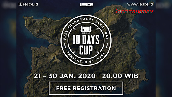 turnamen pubgm pubgmobile januari 2020 10 days cup logo