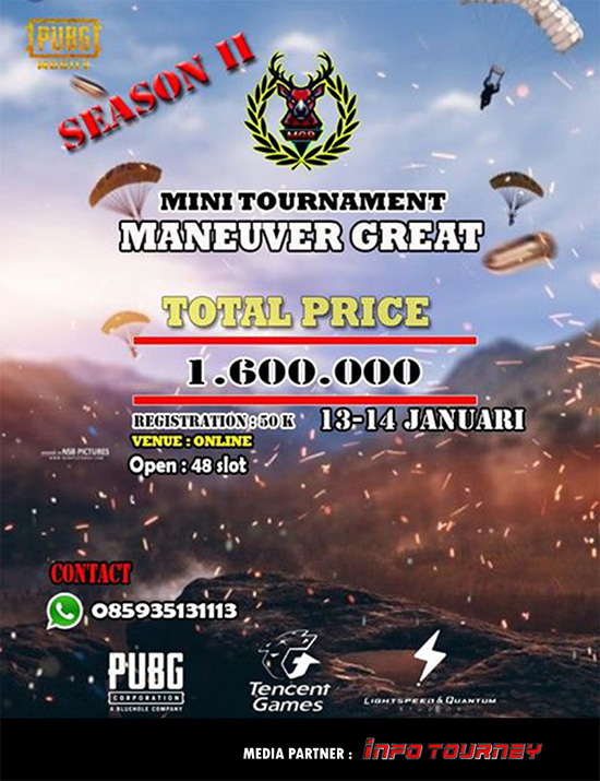 turnamen pubgm pubgmobile januari 2020 mgr season 2 poster