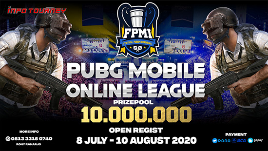 turnamen pubgm pubgmobile juli 2020 fpmi league 2020 logo