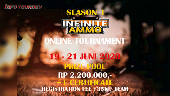 turnamen pubgm pubgmobile juni 2020 infinite ammo season 1 logo