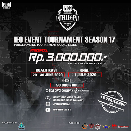 turnamen pubgm pubgmobile juni 2020 intellegent event season 17 poster