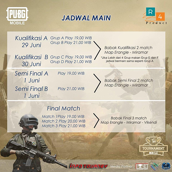 turnamen pubgm pubgmobile juni 2020 r4 season 2 poster 1