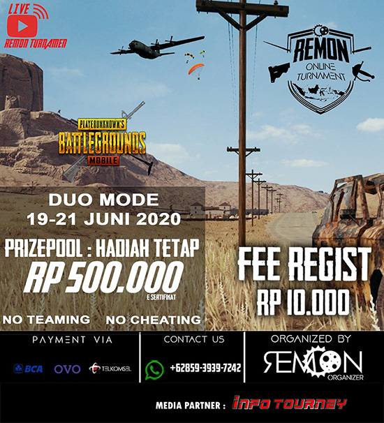 turnamen pubgm pubgmobile juni 2020 remon duo poster