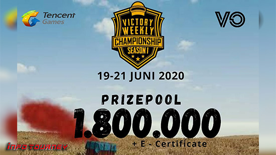 turnamen pubgm pubgmobile juni 2020 victory weekly season 1 logo
