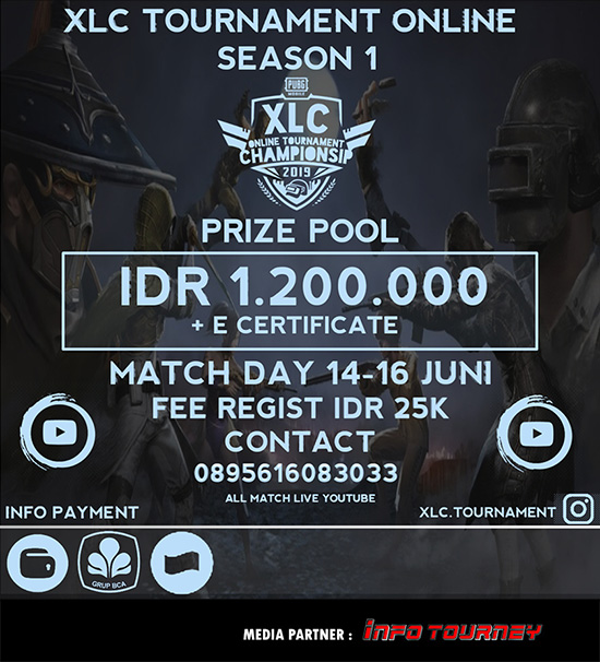 turnamen pubgm pubgmobile juni 2020 xlc organizer season 1 poster 1