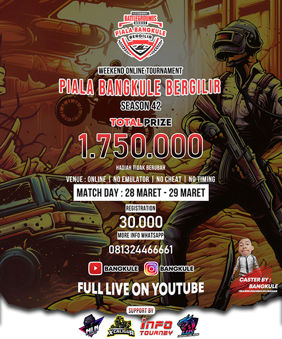 turnamen pubgm pubgmobile maret 2020 pbb season 42 poster