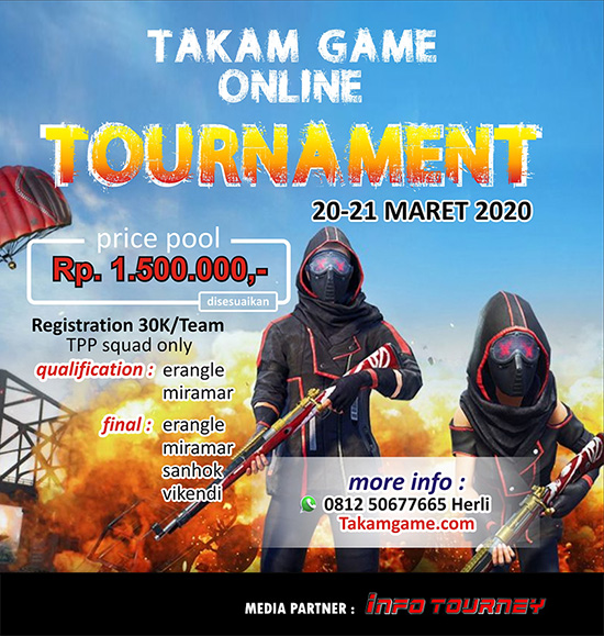 turnamen pubgm pubgmobile maret 2020 takam game season 1 poster