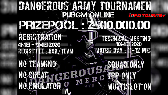 turnamen pubgm pubgmobile mei 2020 dgs army season 1 logo