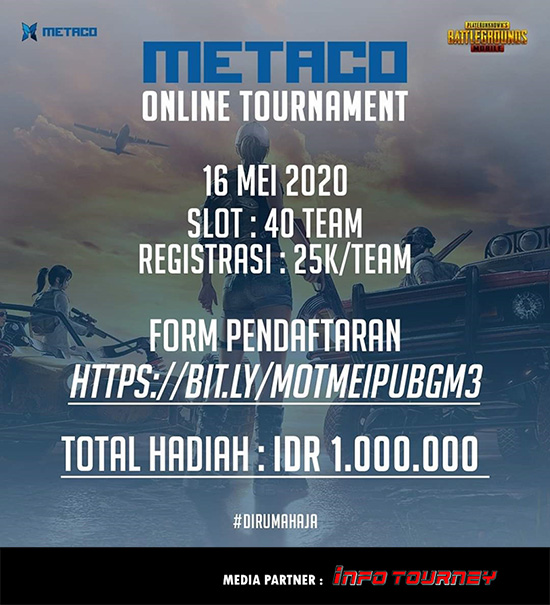 turnamen pubgm pubgmobile mei 2020 metaco mei season 3 poster