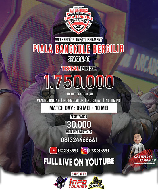 turnamen pubgm pubgmobile mei 2020 pbb season 48 poster