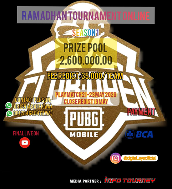 turnamen pubgm pubgmobile mei 2020 ramadhan digital eye season 1 poster