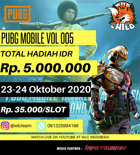 turnamen pubgm pubgmobile oktober 2020 wild child season 5 poster