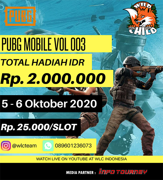 turnamen pubgm pubgmobile oktober 2020 wild child season 3 poster