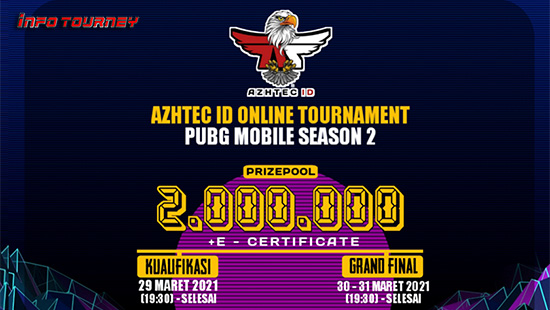 turnamen pubgm pubgmobile maret 2021 azhtec id season 2 logo