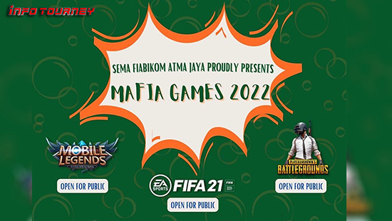turnamen pubgm pubgmobile april 2022 mafia games 2022 logo