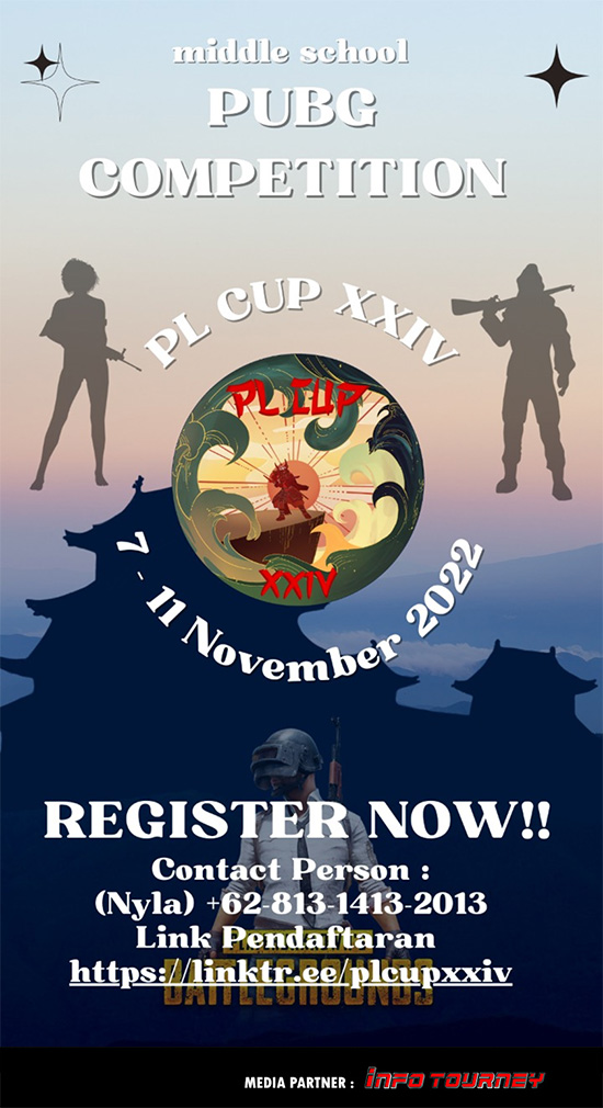 turnamen pubgm pubgmobile november 2022 pl virtual cup xxiv poster