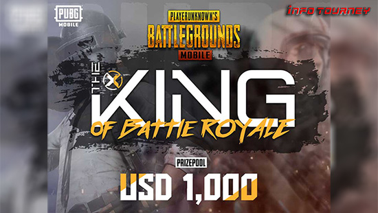 turnamen pubgm pubgmobile september 2022 the king of battle royal logo