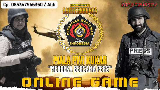 turnamen pubgm pubgmobile agustus 2024 pwi kutaikartanegara 2024 logo