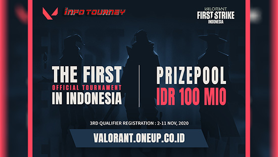 turnamen valorant november 2020 first strike indonesia kualifikasi 3 logo