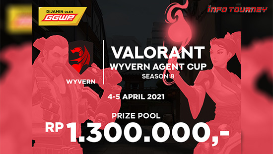 turnamen valorant april 2021 wyvern agent cup season 8 logo