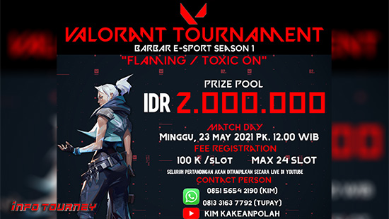 turnamen valorant mei 2021 barbar esport season 1 logo