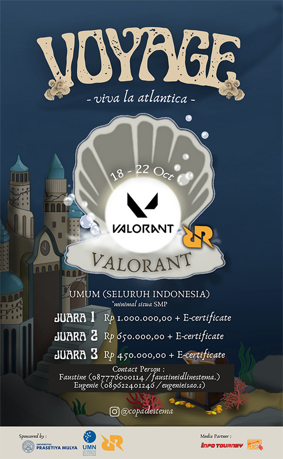 turnamen valorant oktober 2021 voyage 2021 poster 1