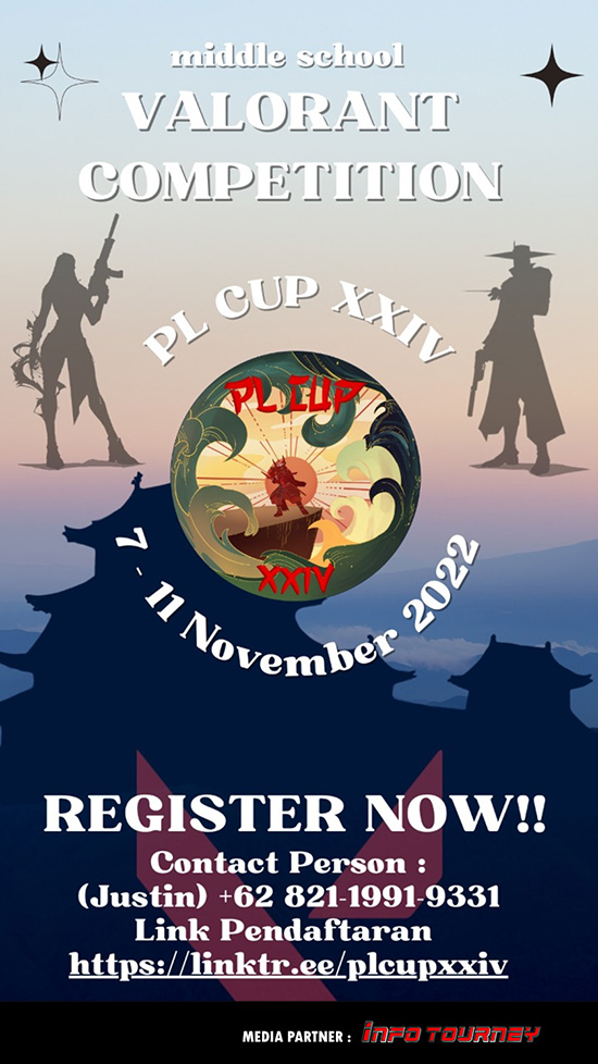 turnamen valorant november 2022 pl virtual cup xxiv poster