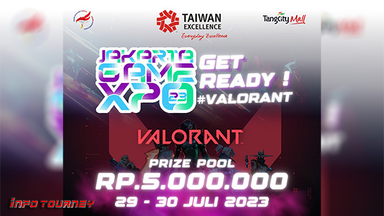 turnamen valorant juli 2023 jakarta game expo 2023 tangcit logo
