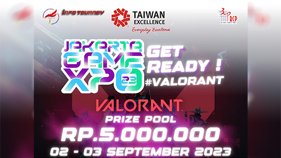 turnamen valorant september 2023 jakarta game expo 2023 bcp logo
