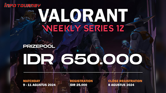 turnamen valorant agustus 2024 meister weekly 2024 series 12 logo