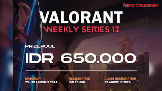 turnamen valorant agustus 2024 meister weekly 2024 series 13 logo