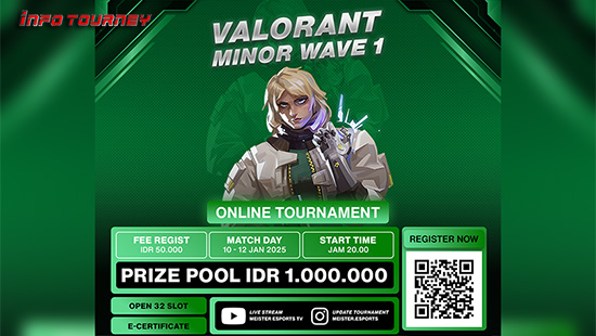 turnamen valorant januari 2025 januari wave 1 logo