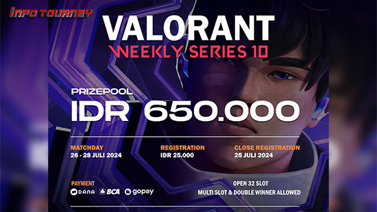 turnamen valorant juli 2024 meister weekly 2024 series 10 logo