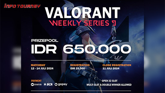 turnamen valorant juli 2024 meister weekly 2024 series 9 logo