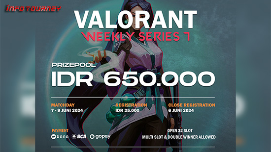 turnamen valorant juni 2024 meister weekly 2024 series 7 logo