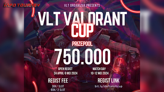 turnamen valorant mei 2024 vlt cup season 1 logo