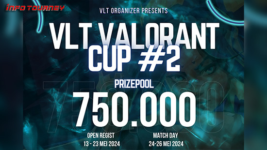 turnamen valorant mei 2024 vlt cup season 2 logo