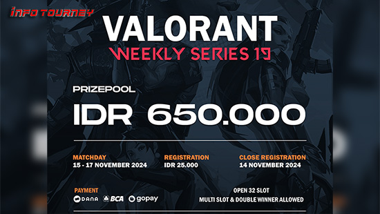 turnamen valorant november 2024 meister weekly 2024 series 19 logo